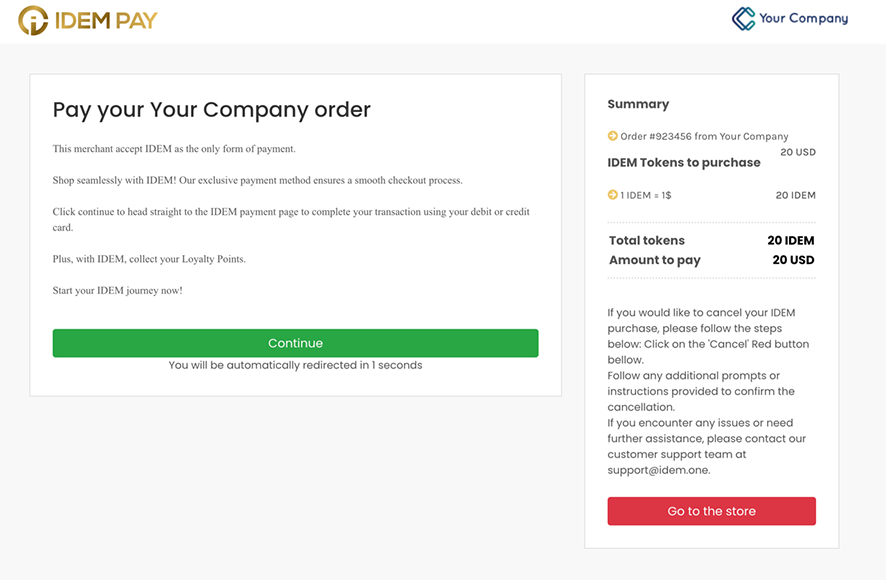 Payment Request Agreement